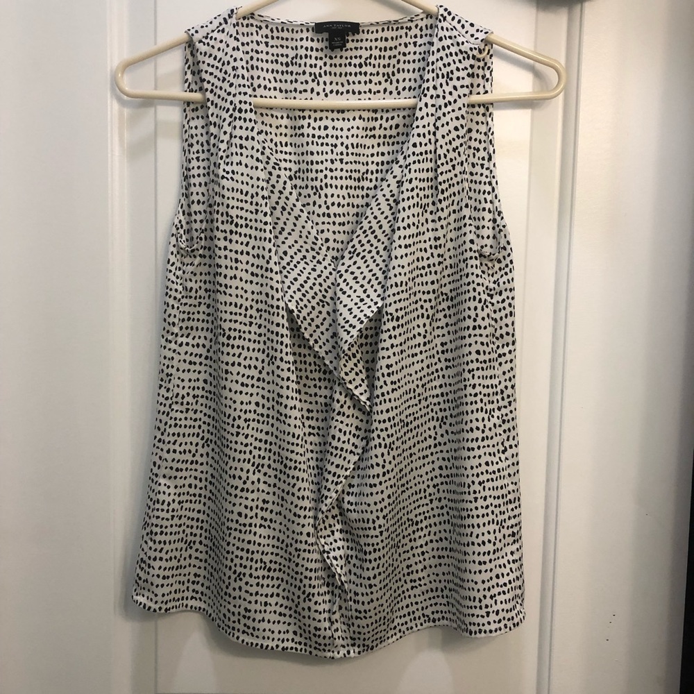 Ann Taylor sleeveless blouse